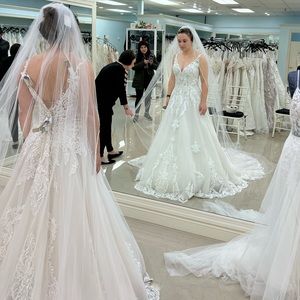 TRINITY BALL GOWN W/STRAPS